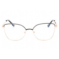 Prive Revaux Women's Eyeglasses - Metal Cat Eye Shape Frame | School Night Black Gold ,