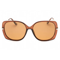 Prive Revaux Women's Sunglasses - Amber Lens Plastic Square Frame | Vintage Babe Latte ,