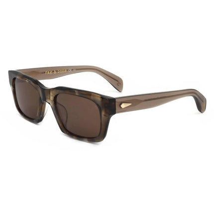 Rag and Bone Men's Sunglasses - Beige Grey Havana Frame Brown Lens | RNB5038/S 0E26 ,