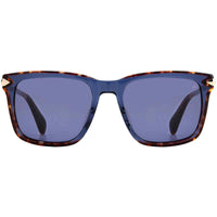 Rag and Bone Men's Sunglasses - Blue Havana Square Frame Blue Lens | RNB5044/S 0JBW ,