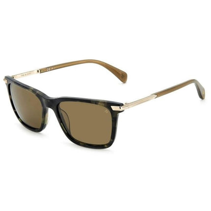 Rag and Bone Men's Sunglasses - Green Havana Frame Green Lens | RNB5042/S 0XGW ,