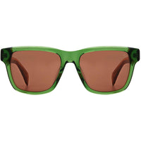 Rag and Bone Men's Sunglasses - Green Square Frame Brown Lens | RNB5041/S 01ED ,