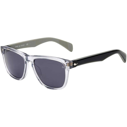 Rag and Bone Men's Sunglasses - Grey Square Frame Grey Lens | RNB5031/G/S 0KB7 ,
