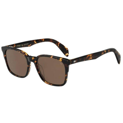 Rag and Bone Men's Sunglasses - Havana Rectangular Frame Brown Lens | RNB5016/S 0086 ,