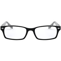 Ray Ban Men's Eyeglasses - Black On Transparent Full Rim Frame | 0RX5206 2034 2034 ,