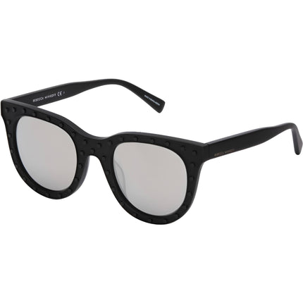 Rebecca Minkoff Women's Sunglasses - Matte Black Frame Silver Lens | CYNDI 2/S 0003/T4 ,