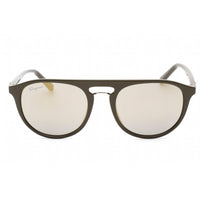 Salvatore Ferragamo Men's Sunglasses - Dark Khaki Frame Grey Lens | SF1090S 324 ,