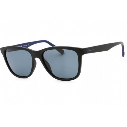 Salvatore Ferragamo Men's Sunglasses - Matte Black Plastic Full Rim Frame| SF998S 002 ,