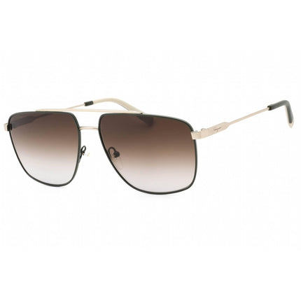 Salvatore Ferragamo Men's Sunglasses - Matte Gold Metal Full Rim Frame | SF239S 758 ,