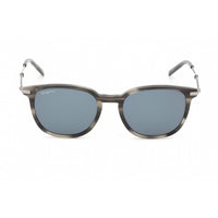 Salvatore Ferragamo Men's Sunglasses - Striped Grey Cat Eye Frame | SF1015S 003 ,
