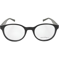 Salvatore Ferragamo Unisex Eyeglasses - Black Acetate Full Rim Frame | SF2879 001 ,