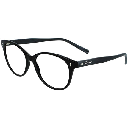 Salvatore Ferragamo Unisex Eyeglasses - Black Grey Marble Acetate Frame | SF2911 004 ,