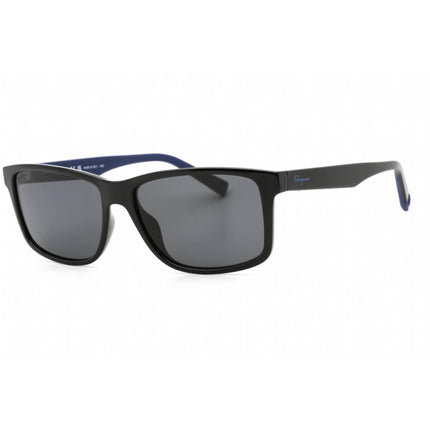 Salvatore Ferragamo Unisex Sunglasses - Black Nylon Rectangular Frame | SF 938S 962 ,