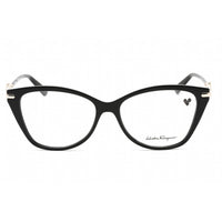 Salvatore Ferragamo Women's Eyeglasses - Black Plastic Cat Eye Frame | SF2937R 001 ,