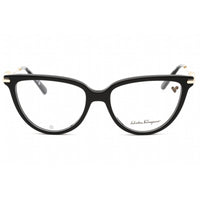 Salvatore Ferragamo Women's Eyeglasses - Black Plastic Cat Eye Frame | SF2946 001 ,