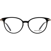 Salvatore Ferragamo Women's Eyeglasses - Black Plastic Full Rim Cat Eye | SF2862 001 ,