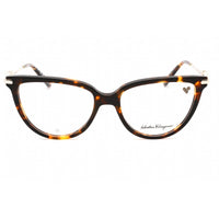 Salvatore Ferragamo Women's Eyeglasses - Dark Tortoise Full Rim Cat Eye | SF2946 219 ,