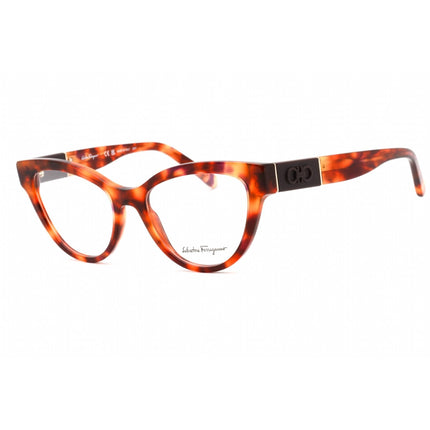 Salvatore Ferragamo Women's Eyeglasses - Red Tortoise Full Rim Cat Eye | SF2920 604 ,
