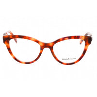 Salvatore Ferragamo Women's Eyeglasses - Red Tortoise Full Rim Cat Eye | SF2920 604 ,