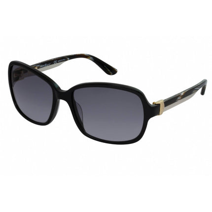 Salvatore Ferragamo Women's Sunglasses - Black Plastic Rectangular Frame | SF606S 001 ,