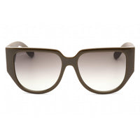 Salvatore Ferragamo Women's Sunglasses - Dark Khaki Frame Grey Lens | SF1088SE 324 ,