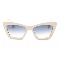 Salvatore Ferragamo Women's Sunglasses - Ivory Frame Blue Gradient Lens | SF1081SE 103 ,