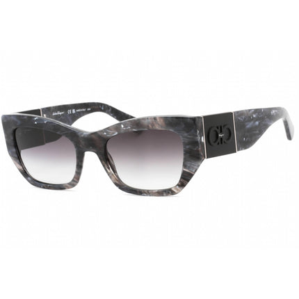 Salvatore Ferragamo Women's Sunglasses - Marble Grey Full Rim Cat Eye | SF1059S 028 ,