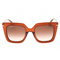 Salvatore Ferragamo Women's Sunglasses - Transparent Brown Acetate Frame | SF1041S 232 ,