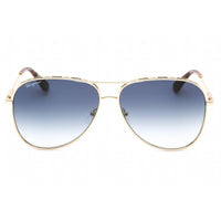 Salvatore Ferragamo Women's Sunglasses - Yellow Gold/Tortoise Metal Frame | SF268S 792 ,