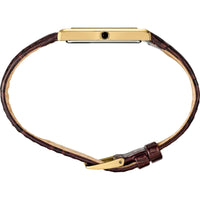 Seiko Men's Watch - Essentials Quartz Champagne Dial Brown Leather Strap | SWR064P1 ,