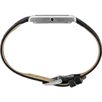 Seiko Men's Watch - Essentials Quartz White Dial Black Leather Strap | SWR049P1 ,