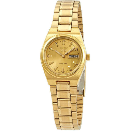 Seiko Women's Automatic Watch - Series 5 Power Reserve Yellow Gold Bracelet | SYM600 ,