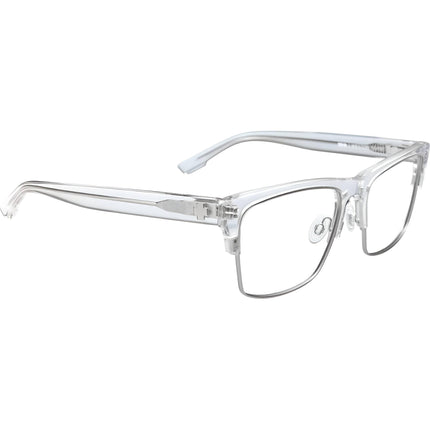Spy Men's Eyeglasses - Crystal Matt Silver Frame | SPY WESTON 5050 CRYSTAL MATT SILVER ,