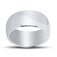 Sterling Silver 10mm Band Ring - R-10 ,