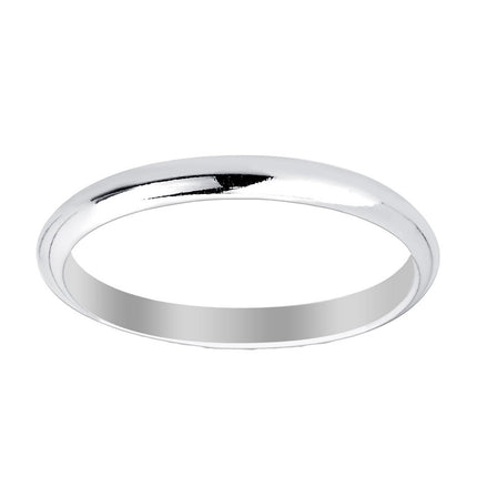 Sterling Silver 3mm Band Ring - R-03 ,