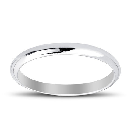Sterling Silver 4mm Band Ring - R-04 ,
