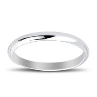 Sterling Silver 4mm Band Ring - R-04 ,