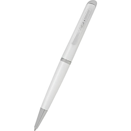 Swarovski Ballpoint Pen - Crystal Starlight White Barrel with Metal Clip | 5224375 ,