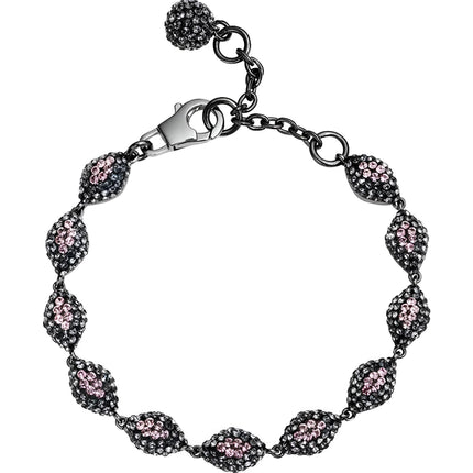 Swarovski Women's Bracelet - Atelier Black and Purple Crystals Grey Moselle | 5455674 ,