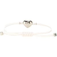 Swarovski Women's Bracelet - Power White Crystal Heart Shape Cord | 5523696 ,