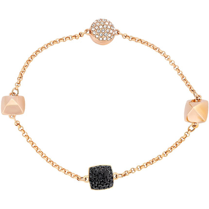 Swarovski Women's Bracelet - Remix Rose Gold Tone with Spike Strand Crystal | 5373213 ,