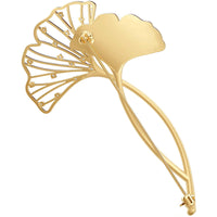 Swarovski Women's Brooch - Stunning Yellow Gold White and Green Crystals | 5518174 ,