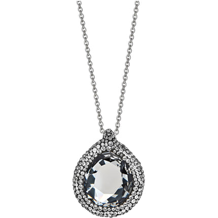 Swarovski Women's Necklace - Blast Black Quartz and Crystal Pendant, 19 inch | 5069734 ,