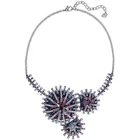 Swarovski Women's Necklace - Efflorescence Rhodium Plated Crystals Pave | 5199662 ,