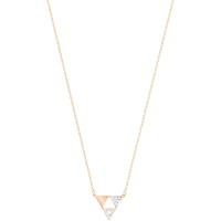 Swarovski Women's Necklace - Heroism Rose Gold Tone Plated White Crystals | 5528935 ,