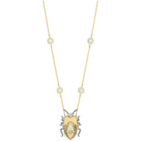 Swarovski Women's Necklace - Magnetic Scarab Motif Multicolored Crystals | 5423173 ,
