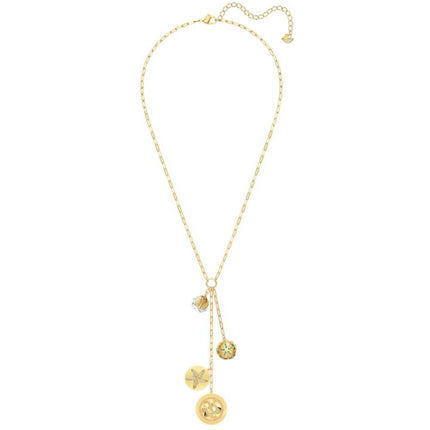 Swarovski Women's Necklace - Shine Yellow Gold Plated Colored Crystals | 5524186 ,