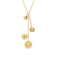 Swarovski Women's Necklace - Shine Yellow Gold Plated Colored Crystals | 5524186 ,