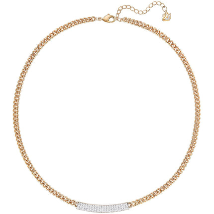 Swarovski Women's Necklace - Vio Crystals Pave with Rose Gold Plated Chain | 5192265 ,