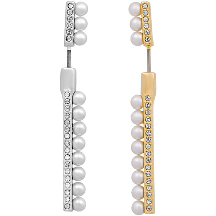 Swarovski Women's Pierced Earrings - Lisboa Mixed Plated Crystals and Pearls | 5368797 ,